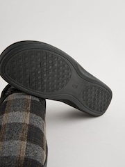 Grey Checked Slippers - Image 5 of 5
