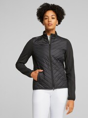 Puma Black Frost Golf Quilted Womens Jacket - Image 10 of 10