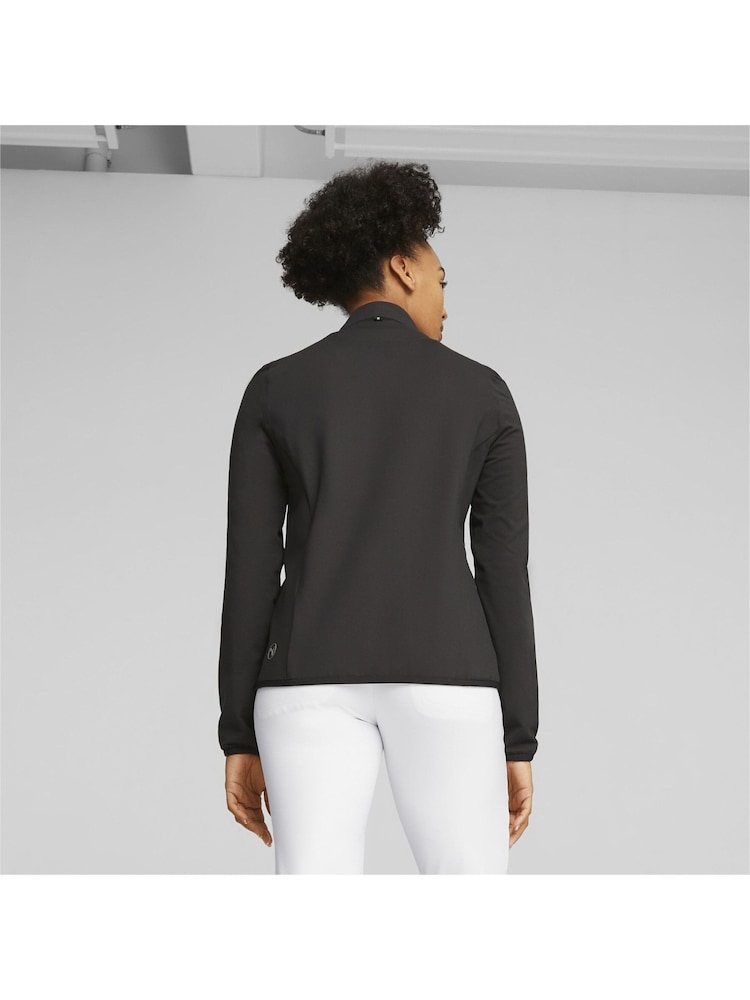 Puma Black Frost Golf Quilted Womens Jacket - Image 2 of 6