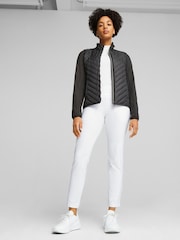 Puma Black Frost Golf Quilted Womens Jacket - Image 7 of 10