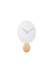 Karlsson White Arlo Pendulum Wall Clock - Image 2 of 4