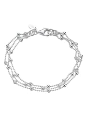 Beaverbrooks Sterling Silver Multi Strand Bracelet - Image 1 of 3
