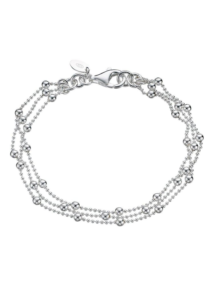Beaverbrooks Sterling Silver Multi Strand Bracelet - Image 1 of 3