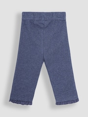 JoJo Maman Bébé Pink 2-Pack Rib Leggings - Image 4 of 7