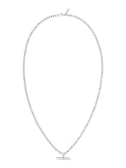 Orelia & Joe Curb Chain T-Bar Drop Necklace - Image 1 of 3
