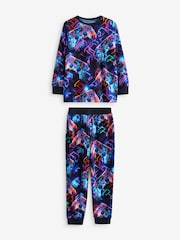 Purple/Teal Gamer Console Single 100% Cotton Pyjamas (3-16yrs) - Image 6 of 9