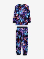 Purple/Teal Gamer Console Single 100% Cotton Pyjamas (3-16yrs) - Image 7 of 9