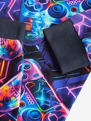Purple/Teal Gamer Console Single 100% Cotton Pyjamas (3-16yrs) - Image 8 of 9