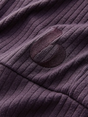 B By Ted Baker Purple Cardigan Cosy Floral Pyjamas Set - Image 10 of 11