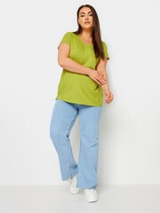 Yours Curve Pink T-Shirts 3 Pack - Image 5 of 7
