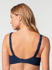 Miss Mary of Sweden Blue Broderie Anglaise Non-Wired Bra - Image 2 of 3