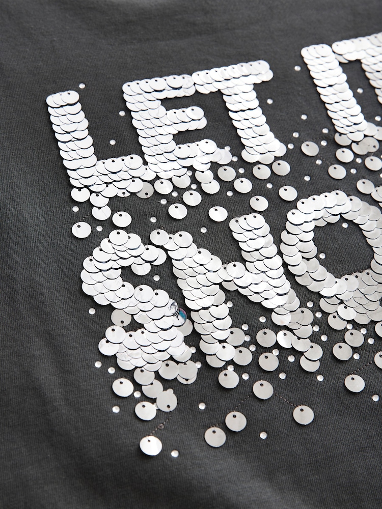 Let It Snow Christmas Short Sleeve 100% Cotton T-Shirt - Image 8 of 8