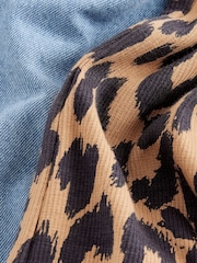 Animal Flare 100% Cotton Leggings And Denim Shirt Set (3-16yrs) - Image 10 of 10