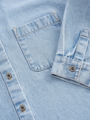 Animal Flare 100% Cotton Leggings And Denim Shirt Set (3-16yrs) - Image 7 of 10