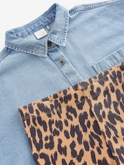 Animal Flare 100% Cotton Leggings And Denim Shirt Set (3-16yrs) - Image 9 of 10