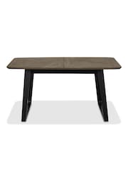 Bentley Designs Weathered Oak Peppercorn Emerson Extendable 4-6 Seater Dining Table - Image 3 of 6