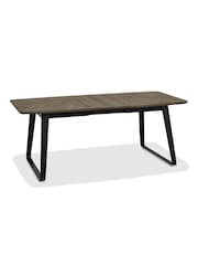 Bentley Designs Weathered Oak Peppercorn Emerson Extendable 4-6 Seater Dining Table - Image 4 of 6