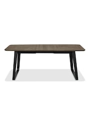 Bentley Designs Weathered Oak Peppercorn Emerson Extendable 4-6 Seater Dining Table - Image 5 of 6