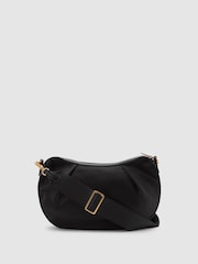 Reiss Black Frances Adjustable Strap Cross Body Bag - Image 4 of 5