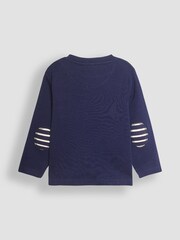 Темно-синий - JoJo Maman Bébé Plain Top - Изображение 2 из 3