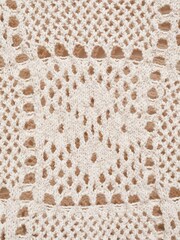 Mango Brown Crochet Sweater Openwork Details - Image 6 of 6