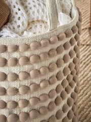 Greige Bobbin Single Storage Basket - Image 3 of 4