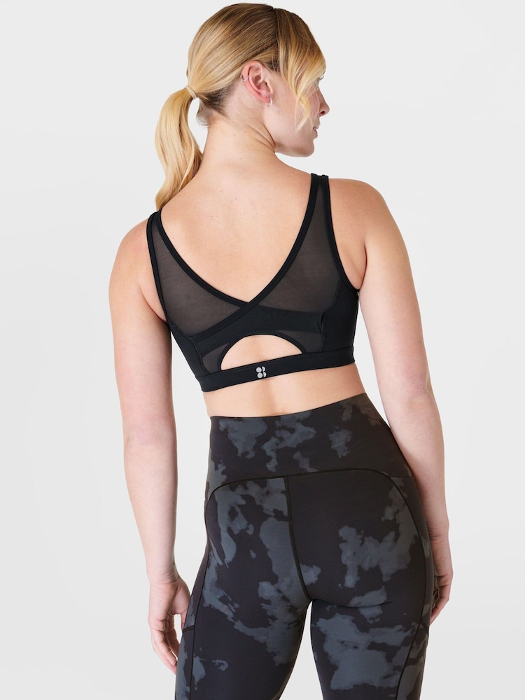 Sweaty Betty Black Power Icon Train Bra - Image 2 of 7