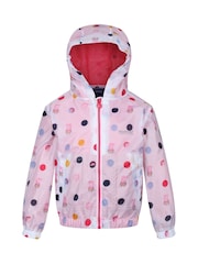 Regatta White Peppa Pig Muddy Puddle Waterproof Jacket - Image 4 of 7