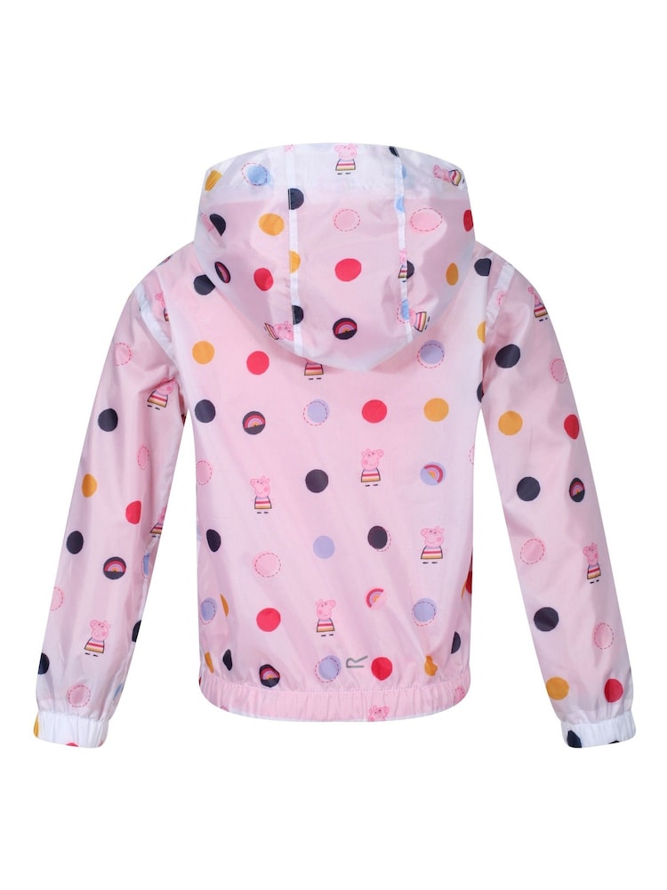 Regatta White Peppa Pig Muddy Puddle Waterproof Jacket - Image 7 of 7