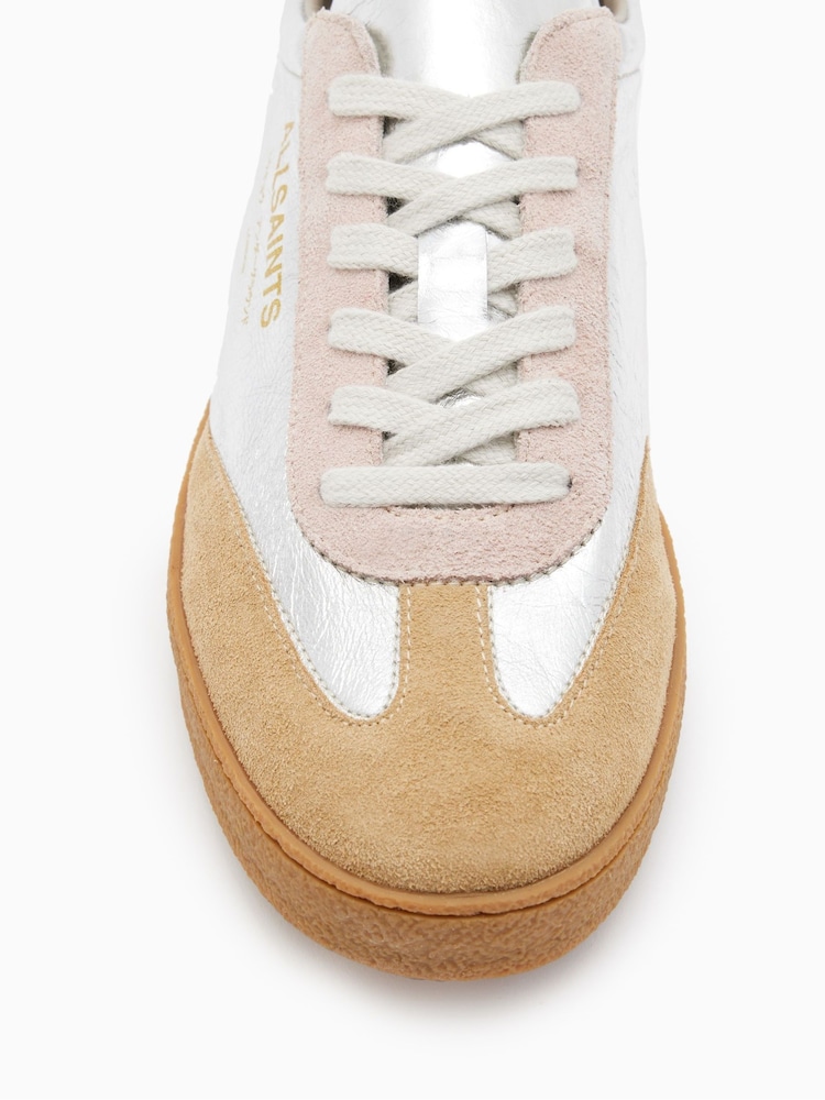 AllSaints Silver Thelma Sneakers - Image 4 of 5
