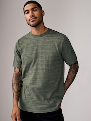 Blue/Grey/Green Marl T-Shirts 3 Pack - Image 4 of 12