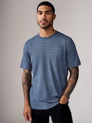 Blue/Grey/Green Marl T-Shirts 3 Pack - Image 5 of 12