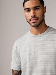 Blue/Grey/Green Marl T-Shirts 3 Pack - Image 8 of 12