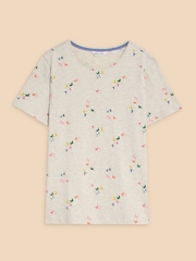 White Stuff Natural Abbie Print T-Shirt - Image 5 of 7