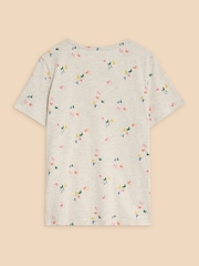 White Stuff Natural Abbie Print T-Shirt - Image 6 of 7
