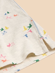 White Stuff Natural Abbie Print T-Shirt - Image 7 of 7