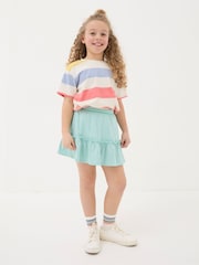 FatFace Green Jersey Skort - Image 1 of 5