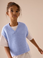 Lilac Purple Knitted Tank (3-16yrs) - Image 1 of 7