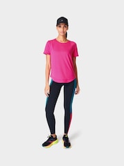 Roz cu mărgele - Tricou Sweaty Betty Breathe Easy - Imaginea 3 din 7