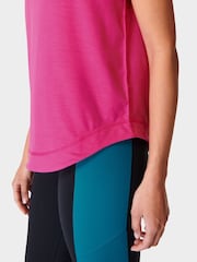 Roz cu mărgele - Tricou Sweaty Betty Breathe Easy - Imaginea 6 din 7