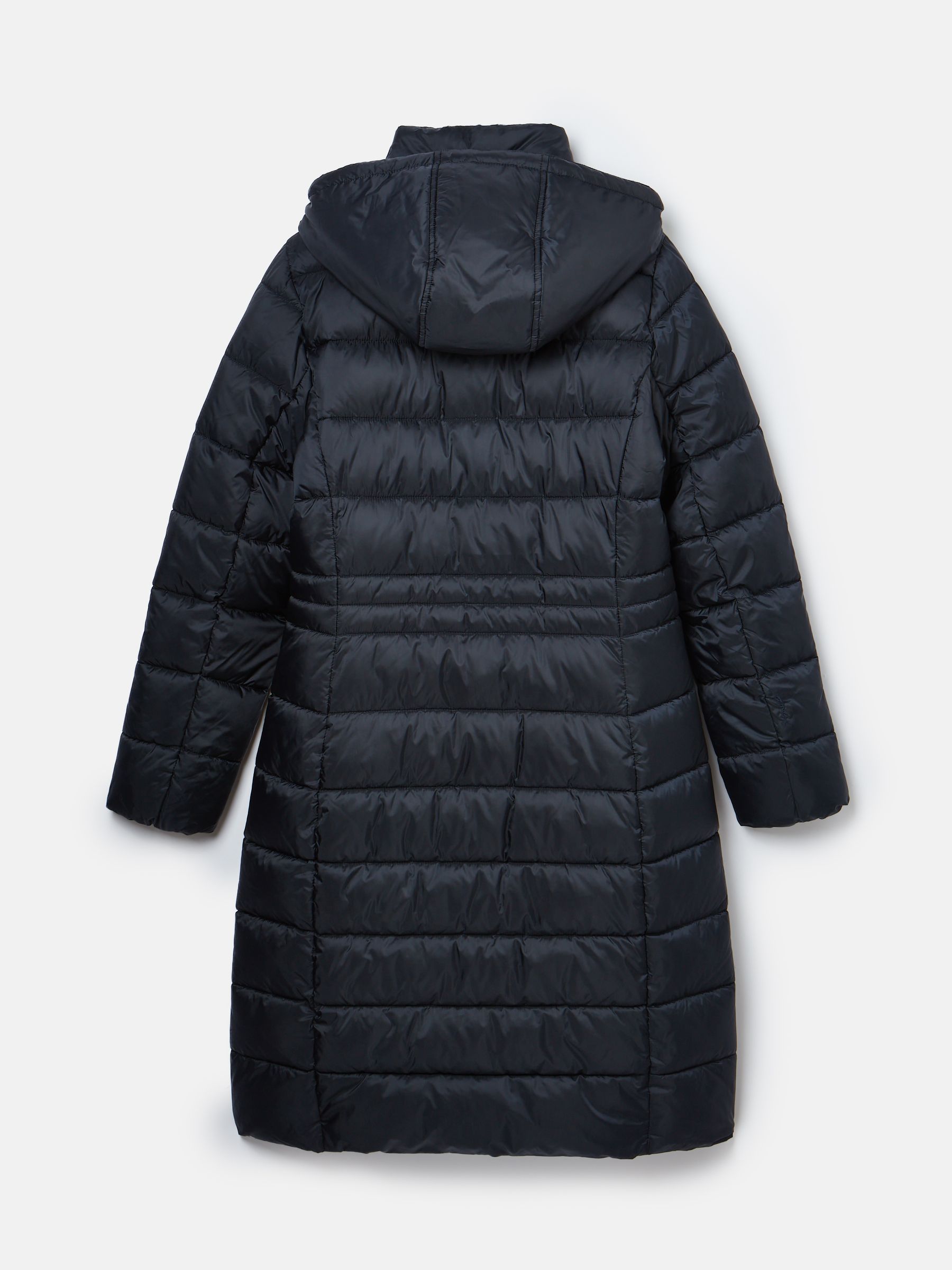 Joules Navy Showerproof Longline Padded Coat With Hood