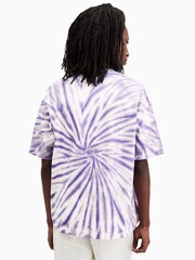 AllSaints Purple Fest Crew Neck T-Shirt - Image 2 of 6