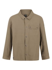Regatta Brown 100% Cotton Jayden Cargo Shacket - Image 2 of 4