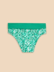 White Stuff Green Reversible Fold Down Bottom Swimsuit - Image 5 of 7