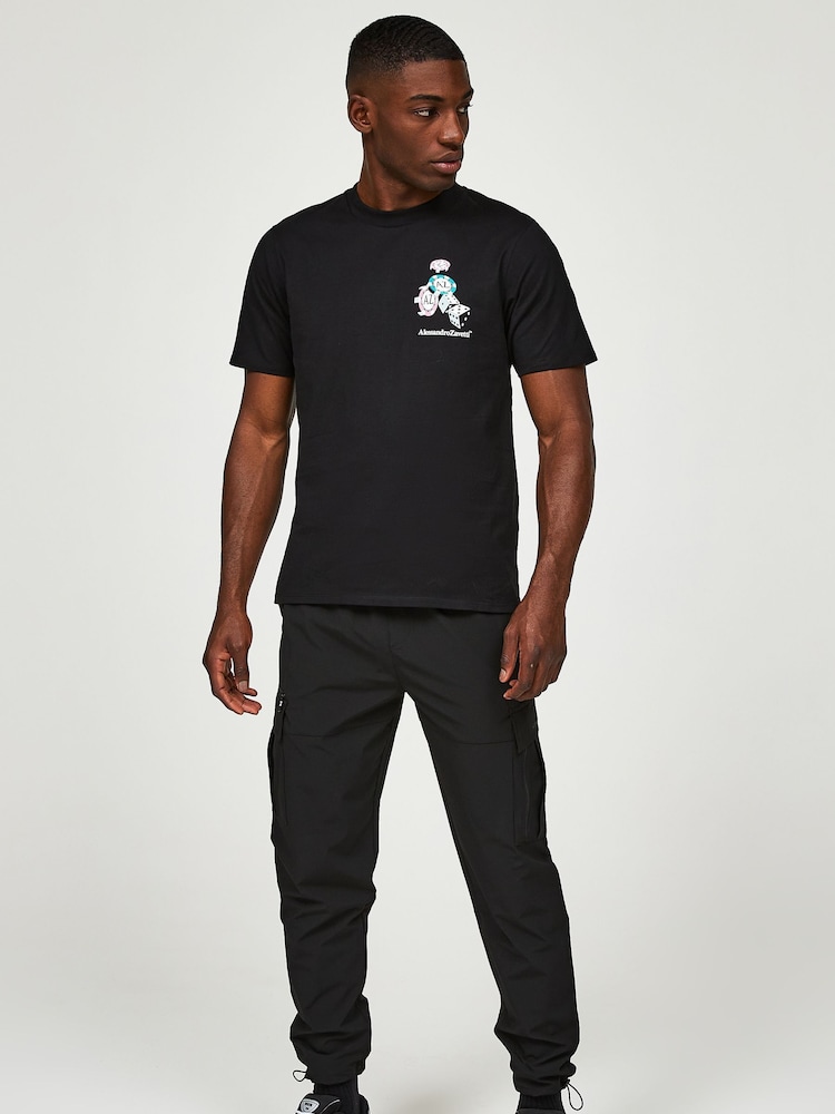 Alessandro Zavetti Milano Black T-Shirt - Image 2 of 6