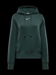 Nike Dark Green Mini Phoenix Fleece Swoosh Pullover Hoodie - Image 6 of 6