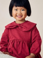 Red Bow Peplum 100% Cotton Top and Leggings Set (3mths-7yrs) - Image 2 of 2