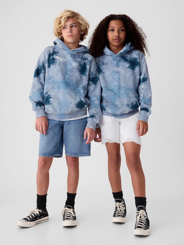 Gap Blue Vintage Soft Oversized Hoodie - Image 1 of 5