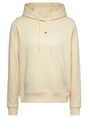 Tommy Jeans Natural Regular Flag Hoodie - Image 1 of 3