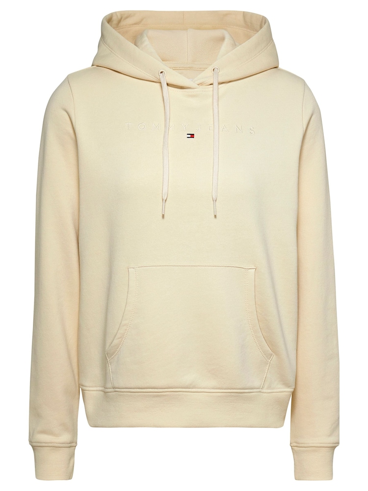 Tommy Jeans Natural Regular Flag Hoodie - Image 1 of 3 Tommy Jeans Natural Regular Flag Hoodie - Image 1 of 3
